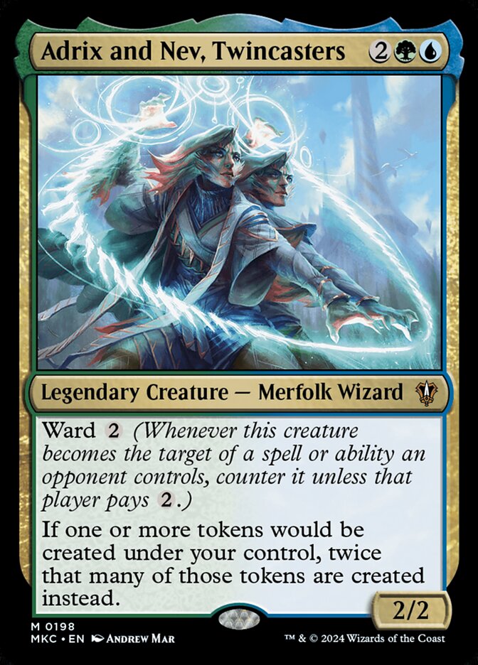 Adrix and Nev, Twincasters (Commander: Murders at Karlov Manor) 