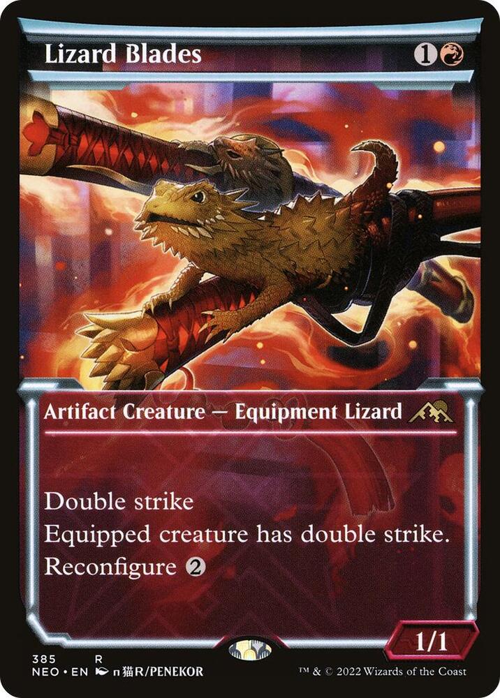 Lizard Blades Showcase (Kamigawa: Neon Dynasty) 