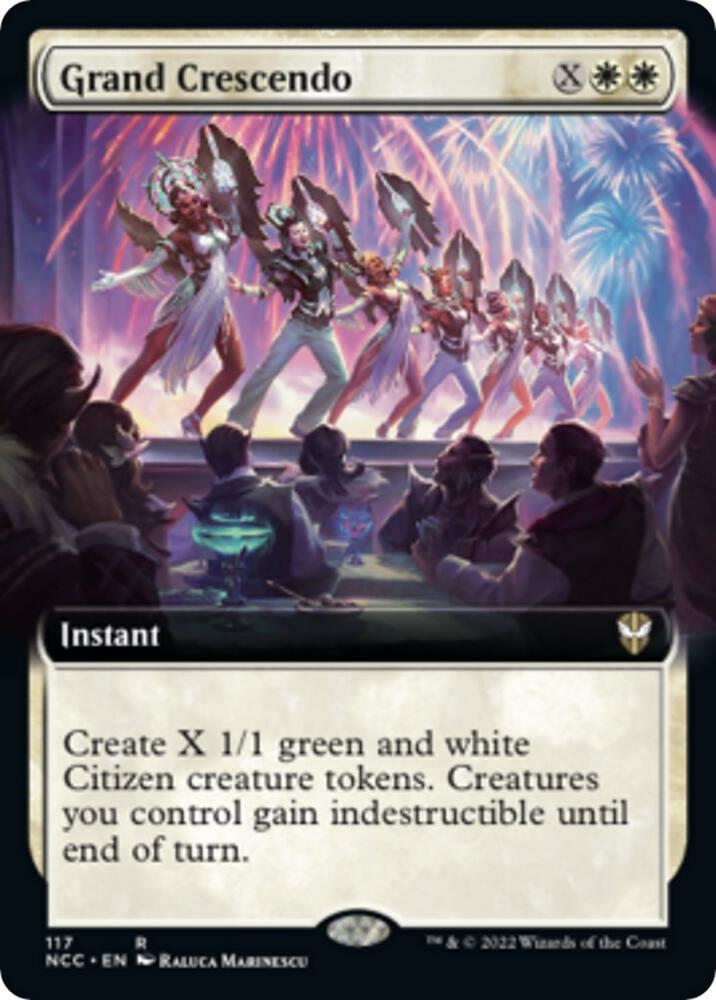 Grand Crescendo Extended Art (Commander: Streets of New Capenna) 