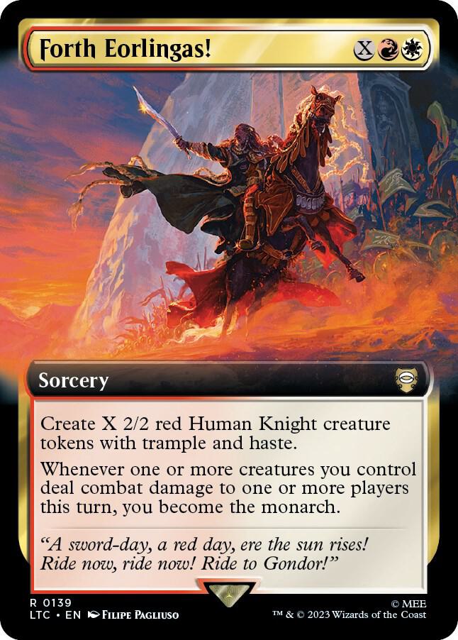 Forth Eorlingas Extended Art (Commander: The Lord of the Rings: Tales of Middle-earth) 