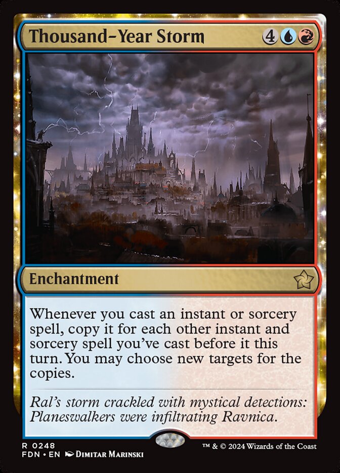 Thousand-Year Storm (Foundations)  - Foil
