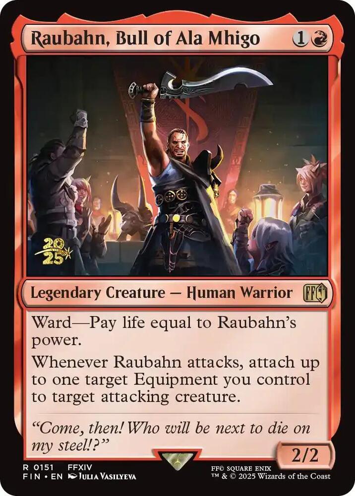 Raubahn Bull of Ala Mhigo (Prerelease Cards)  - Foil