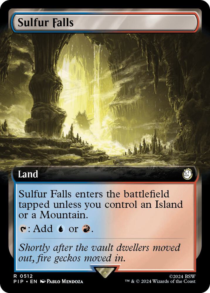 Sulfur Falls Extended Art 512 (Universes Beyond: Fallout) 