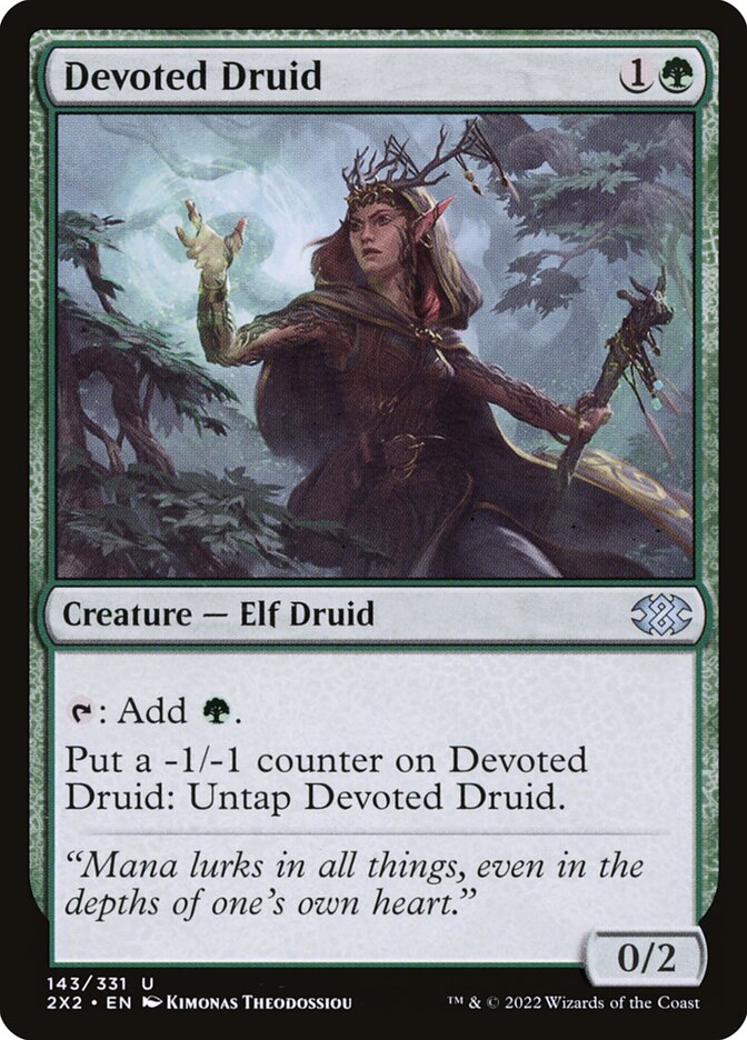 Devoted Druid (Double Masters 2022)  - Foil