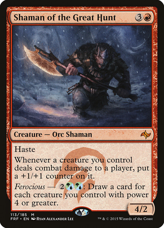 Shaman of the Great Hunt 113/185 (Fate Reforged) 