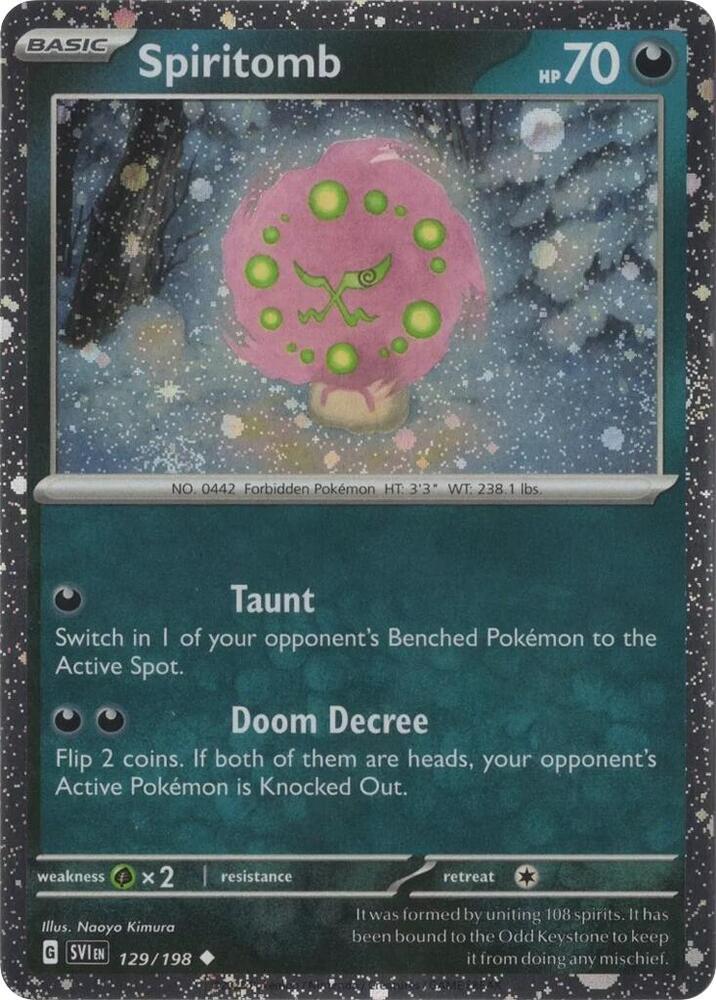 Spiritomb 129/198 (Miscellaneous Cards & Products)  - Cosmo Holofoil