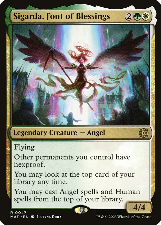 Sigarda, Font of Blessings (March of the Machine: The Aftermath)  - Foil