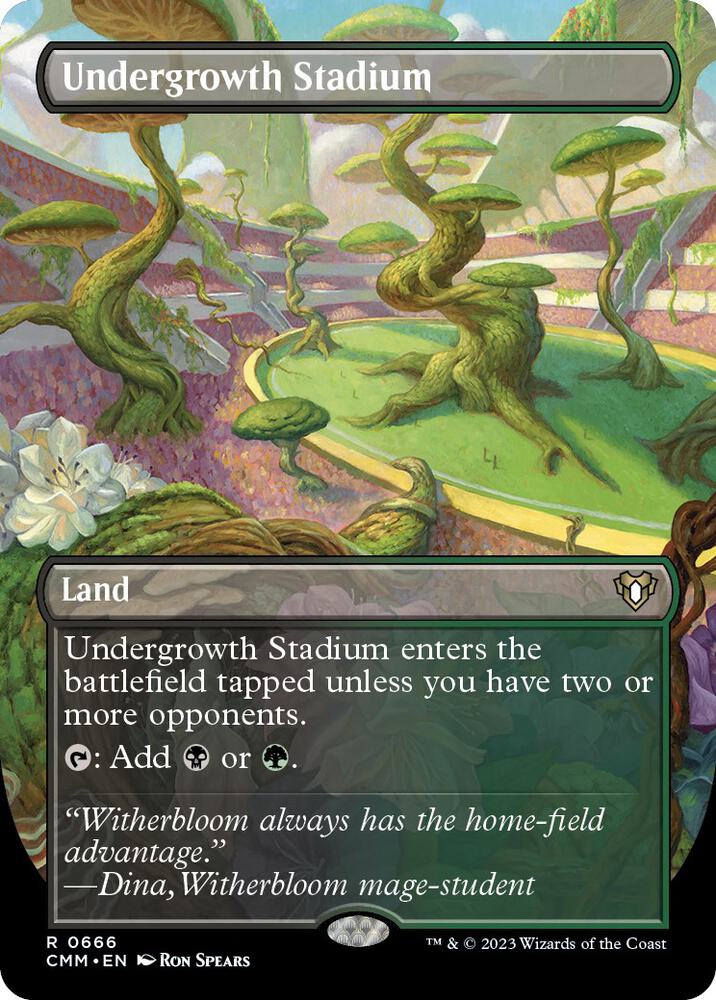 Undergrowth Stadium Borderless (Commander Masters)  - Foil