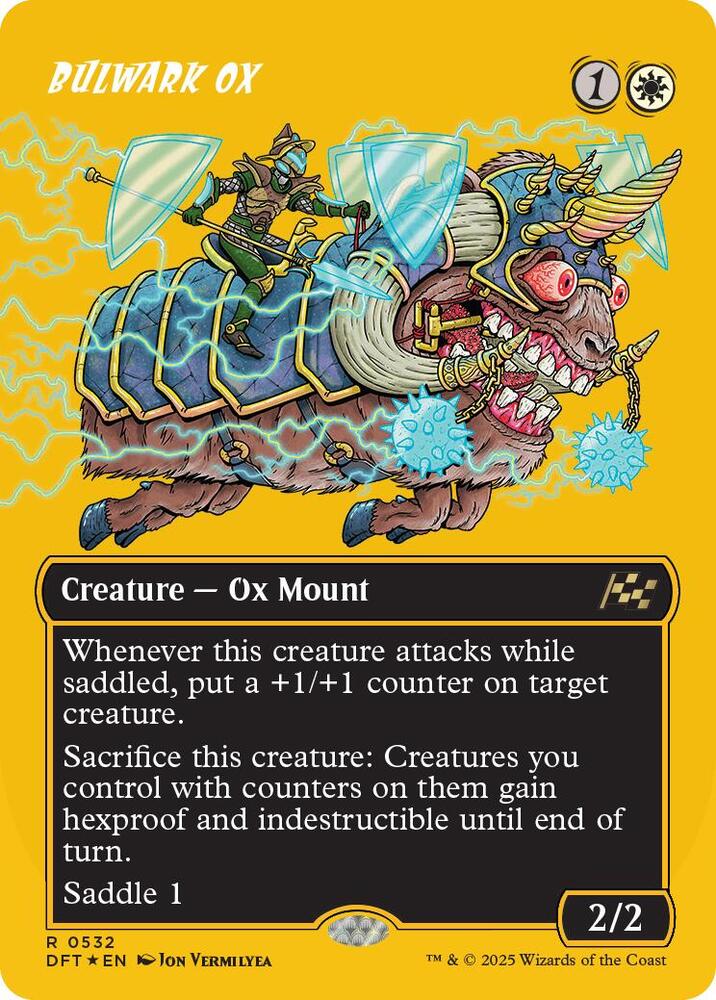 Bulwark Ox Borderless First Place Foil (Aetherdrift)  - Foil