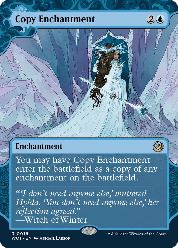 Copy Enchantment (Wilds of Eldraine: Enchanting Tales)  - Foil
