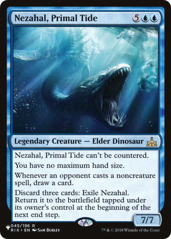 Nezahal Primal Tide (The List Reprints) 