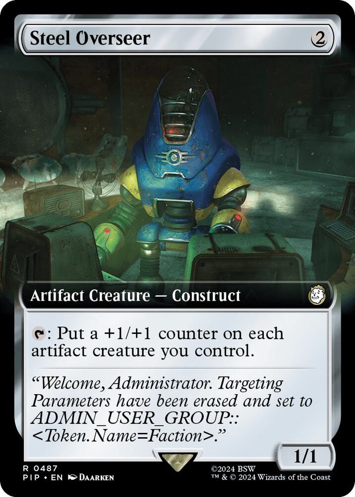 Steel Overseer Extended Art (Universes Beyond: Fallout) 
