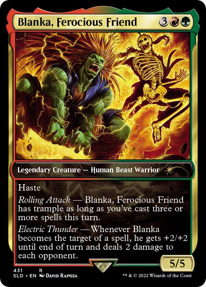 Blanka, Ferocious Friend // The Howling Abomination 431 (Secret Lair Drop Series)  - Full Art