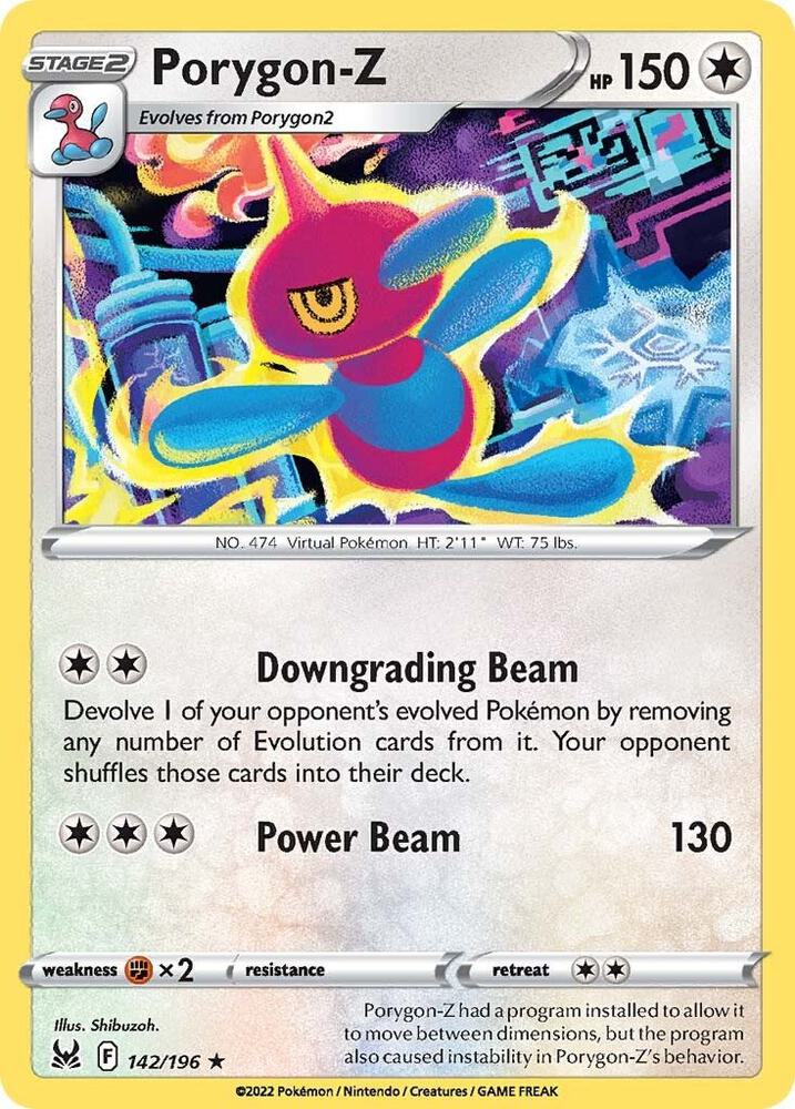 Porygon-Z 142/196 (SWSH11: Lost Origin) 