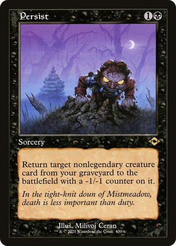 Persist Retro Frame 400 (Modern Horizons 2)  - Foil