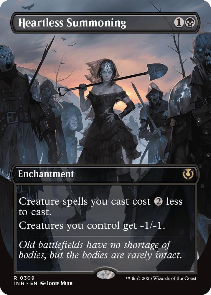 Heartless Summoning Borderless (Innistrad Remastered)  - Foil