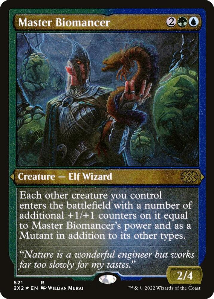 Master Biomancer Foil Etched (Double Masters 2022)  - Foil
