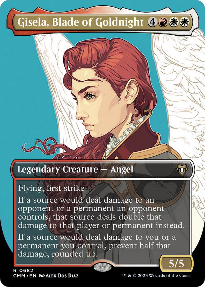 Gisela, Blade of Goldnight 682 (Commander Masters)  - Borderless