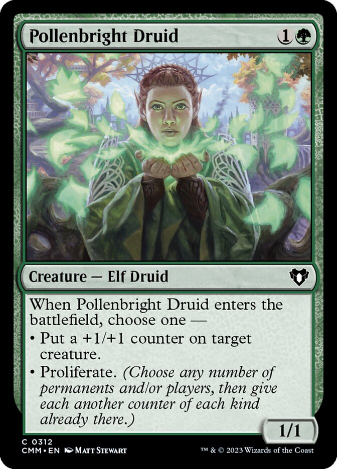 Pollenbright Druid 312 (Commander Masters) 