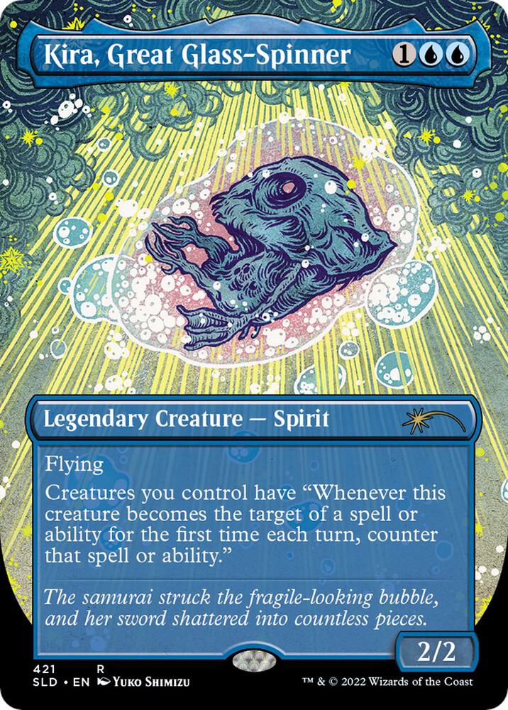 Kira Great Glass Spinner Borderless (Secret Lair Drop Series) 