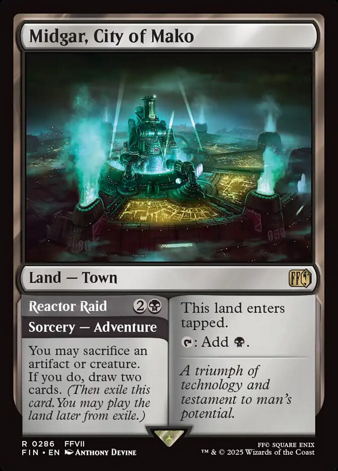Midgar, City of Mako // Reactor Raid (FINAL FANTASY)  - Foil