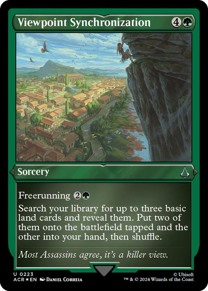 Viewpoint Synchronization 223 (Universes Beyond: Assassin's Creed)  - Etched Foil