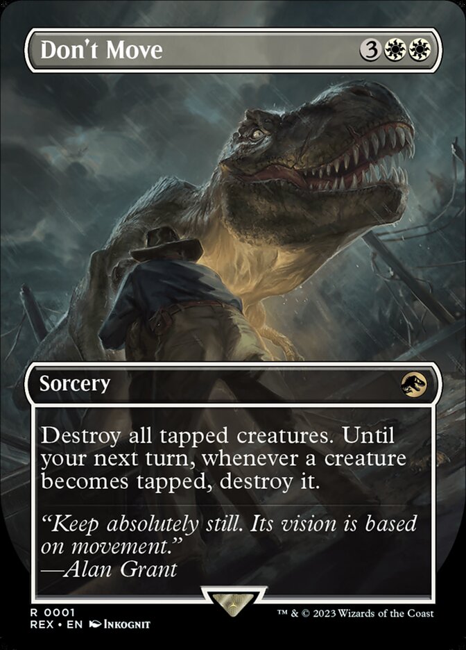 Don't Move (Universes Beyond: Jurassic World Collection)  - Foil