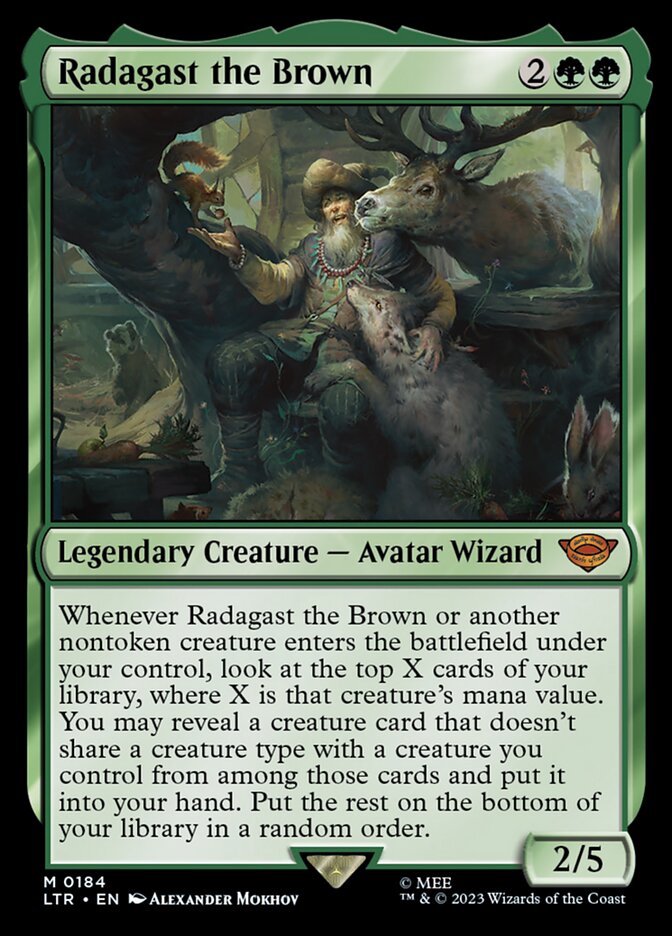 Radagast the Brown (Universes Beyond: The Lord of the Rings: Tales of Middle-earth)  - Foil