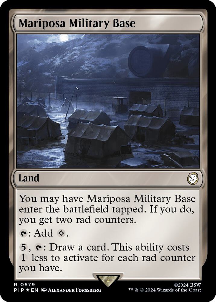 Mariposa Military Base Surge Foil (Universes Beyond: Fallout)  - Foil