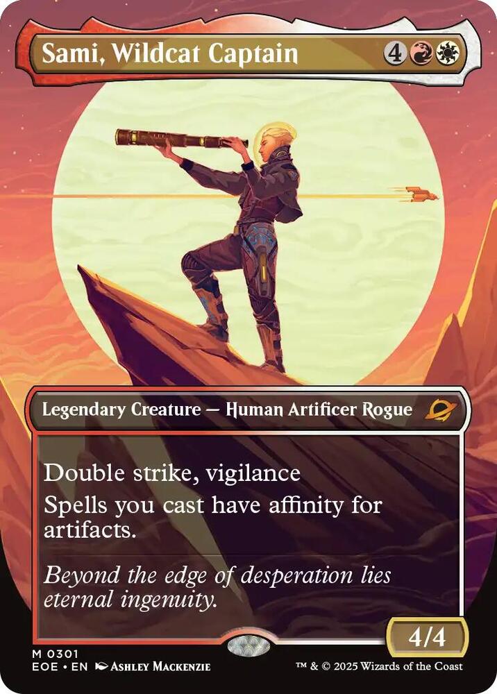 Sami Wildcat Captain Borderless (Edge of Eternities)  - Foil