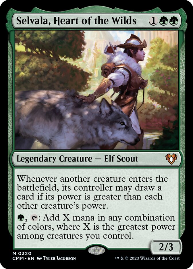 Selvala, Heart of the Wilds (Commander Masters) 