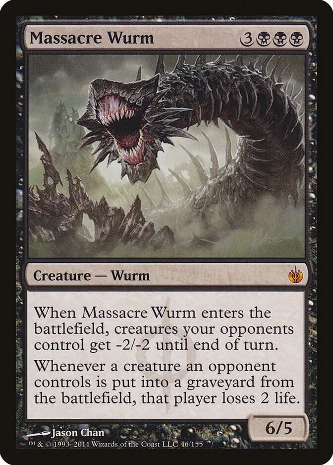 Massacre Wurm 46/155 (Mirrodin Besieged) 