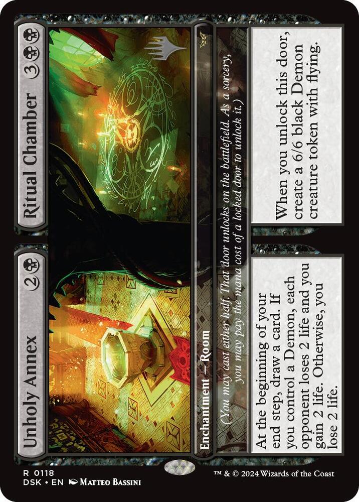Unholy Annex Ritual Chamber (Promo Pack: Duskmourn: House of Horror)  - Foil
