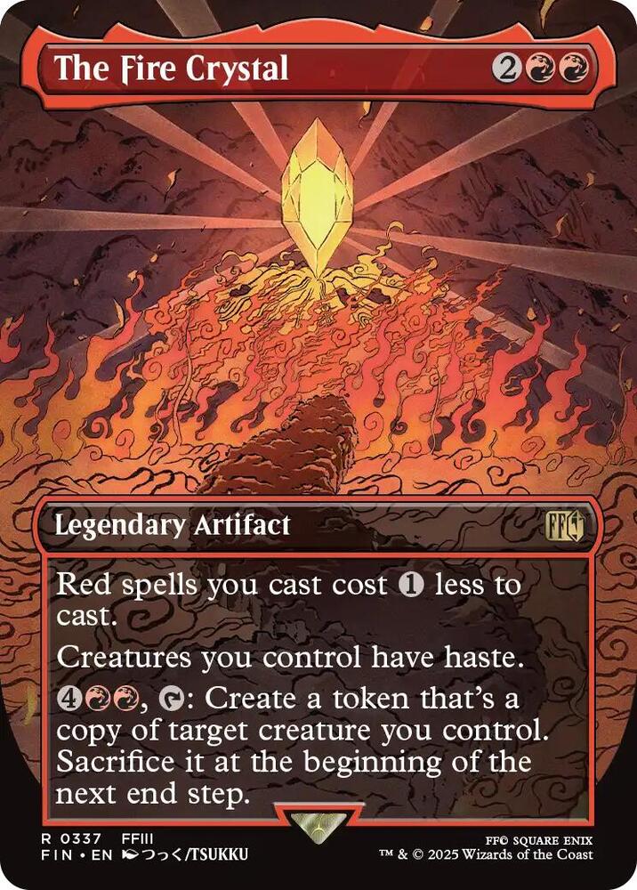 The Fire Crystal Borderless (FINAL FANTASY) 