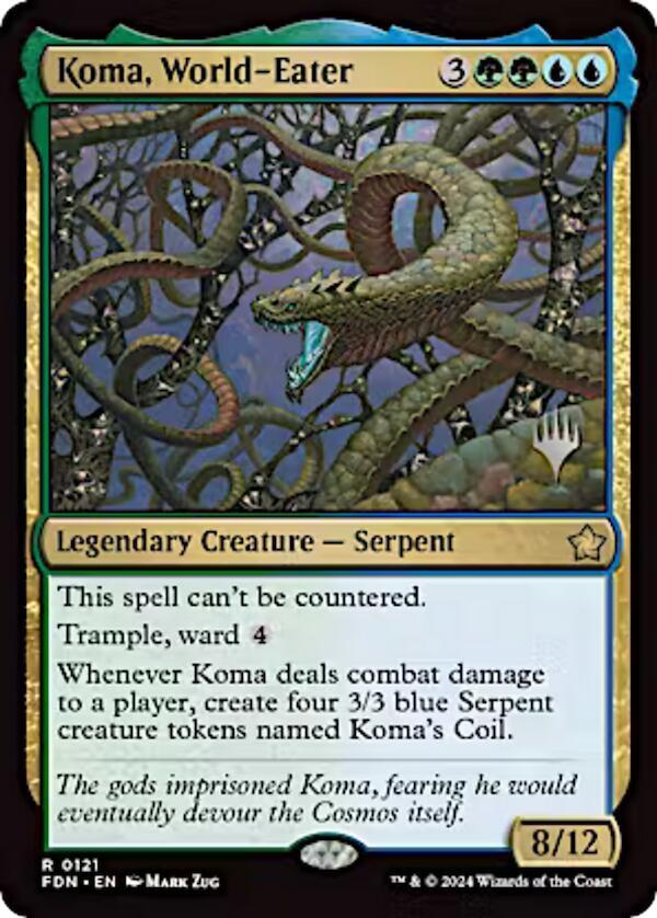 Koma, World-Eater 121p/101 (Promo Pack: Aetherdrift) 