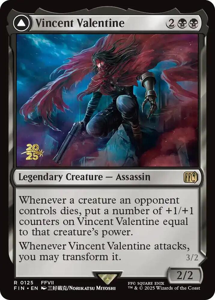 Vincent Valentine (Prerelease Cards)  - Foil