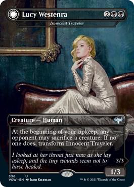 Lucy Westenra Innocent Traveler (Innistrad: Crimson Vow)  - Foil
