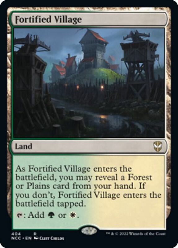 Fortified Village 404 (Commander: Streets of New Capenna) 