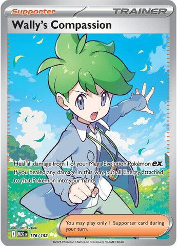Wally's Compassion 176/132 (ME01: Mega Evolution)  - Holofoil