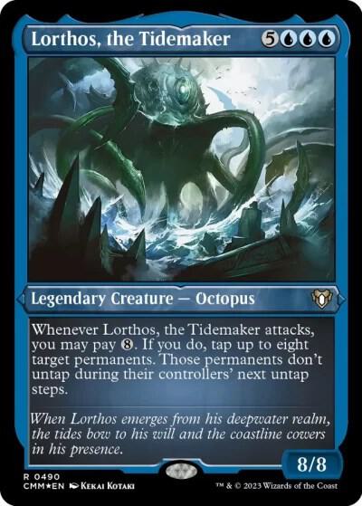 Lorthos the Tidemaker Foil Etched (Commander Masters)  - Foil