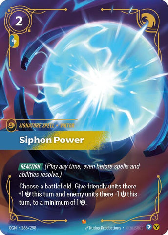 Siphon Power (Origins)  - Foil