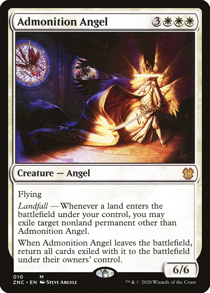 Admonition Angel (Commander: Zendikar Rising) 