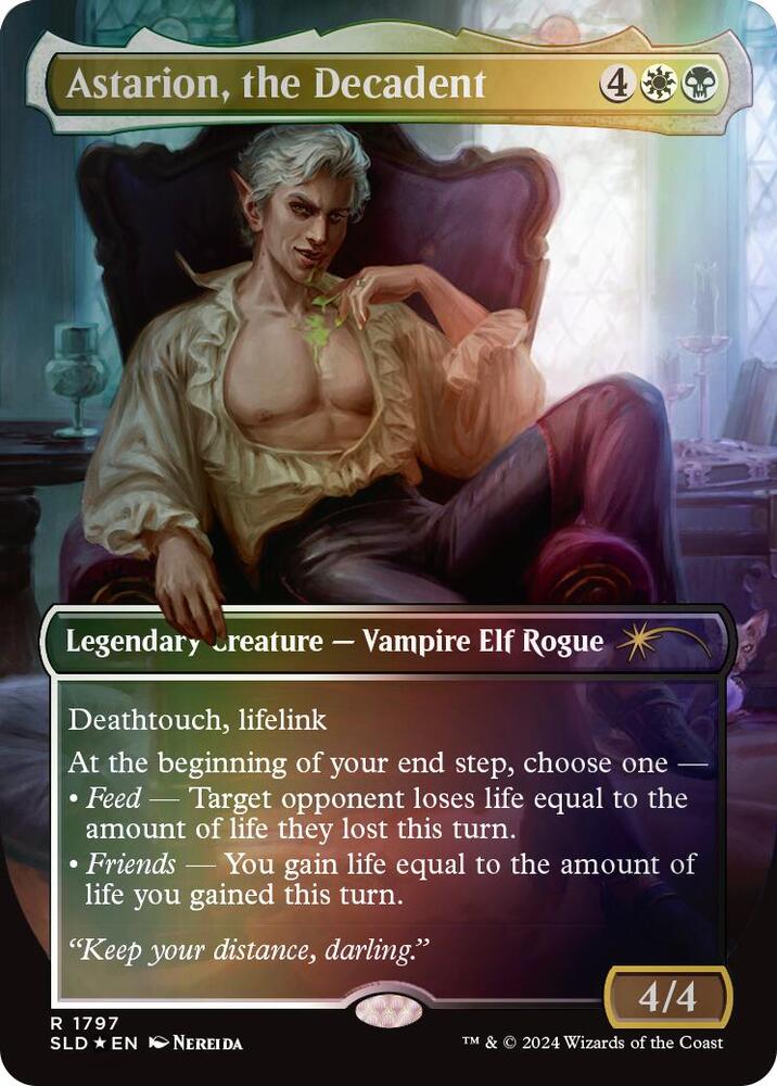 Astarion the Decadent Rainbow Foil (Secret Lair Drop Series)  - Foil