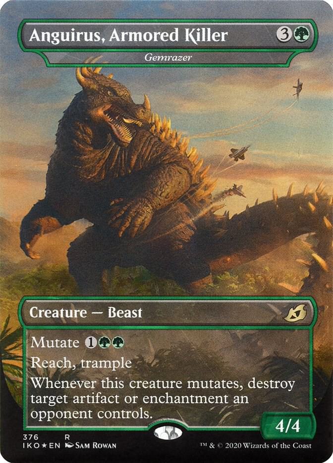 Anguirus, Armored Killer - Gemrazer 376/274 (Ikoria: Lair of Behemoths)  - Borderless