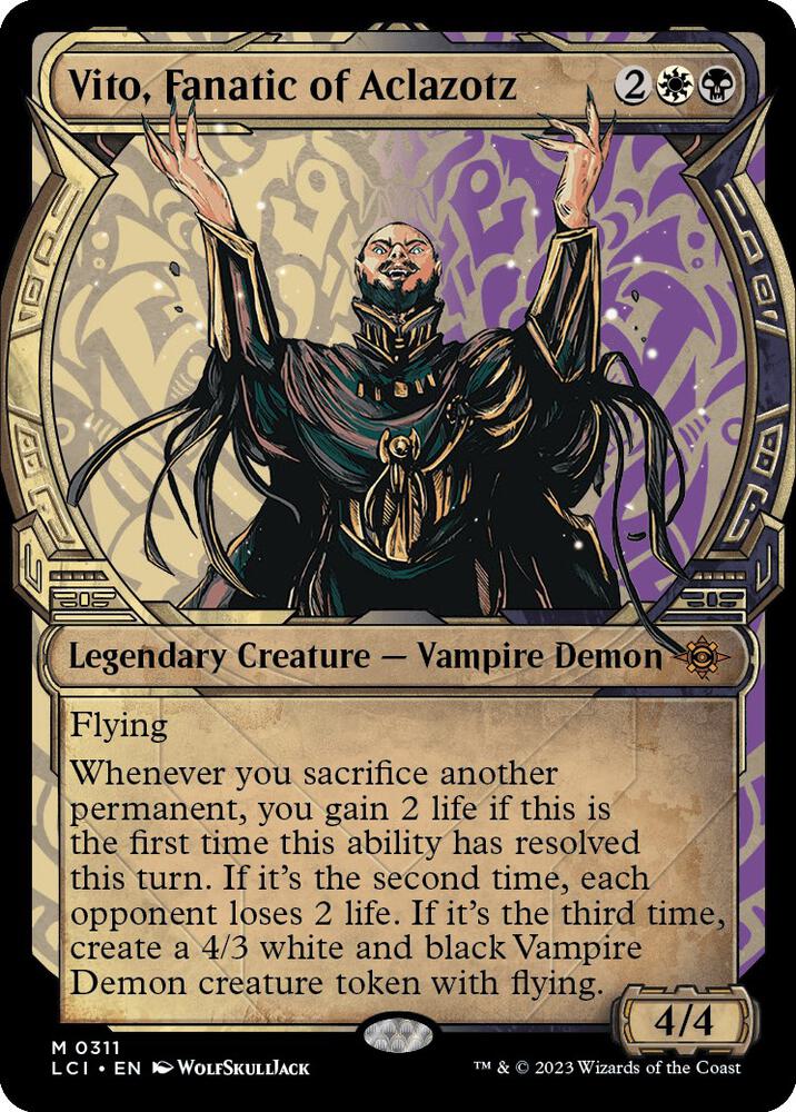 Vito, Fanatic of Aclazotz 311/291 (The Lost Caverns of Ixalan)  - Showcase