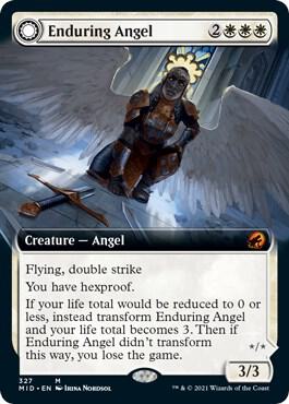 Enduring Angel Extended Art (Innistrad: Midnight Hunt) 