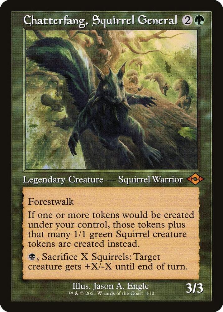 Chatterfang Squirrel General Retro Frame 410 (Modern Horizons 2) 