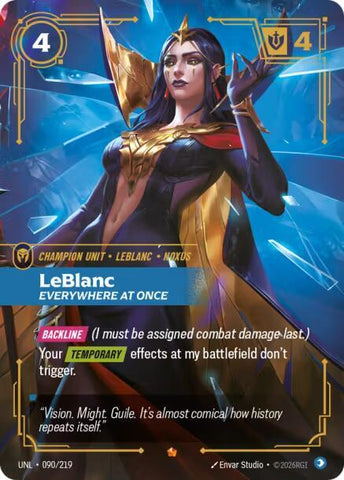 LeBlanc - Everywhere At Once 090/219 (Unleashed)  - Foil