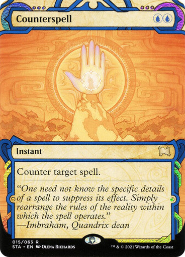 Counterspell  15 (Strixhaven: Mystical Archives)  - Etched Foil