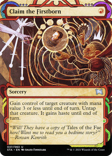 Claim the Firstborn  37 (Strixhaven: Mystical Archives)  - Etched Foil
